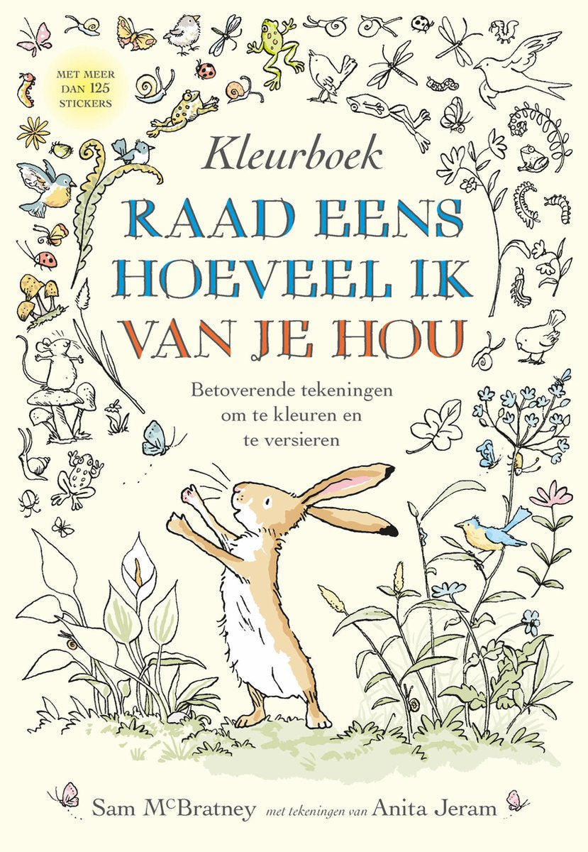 kleurboek raad eens hoe veel ik van je hou