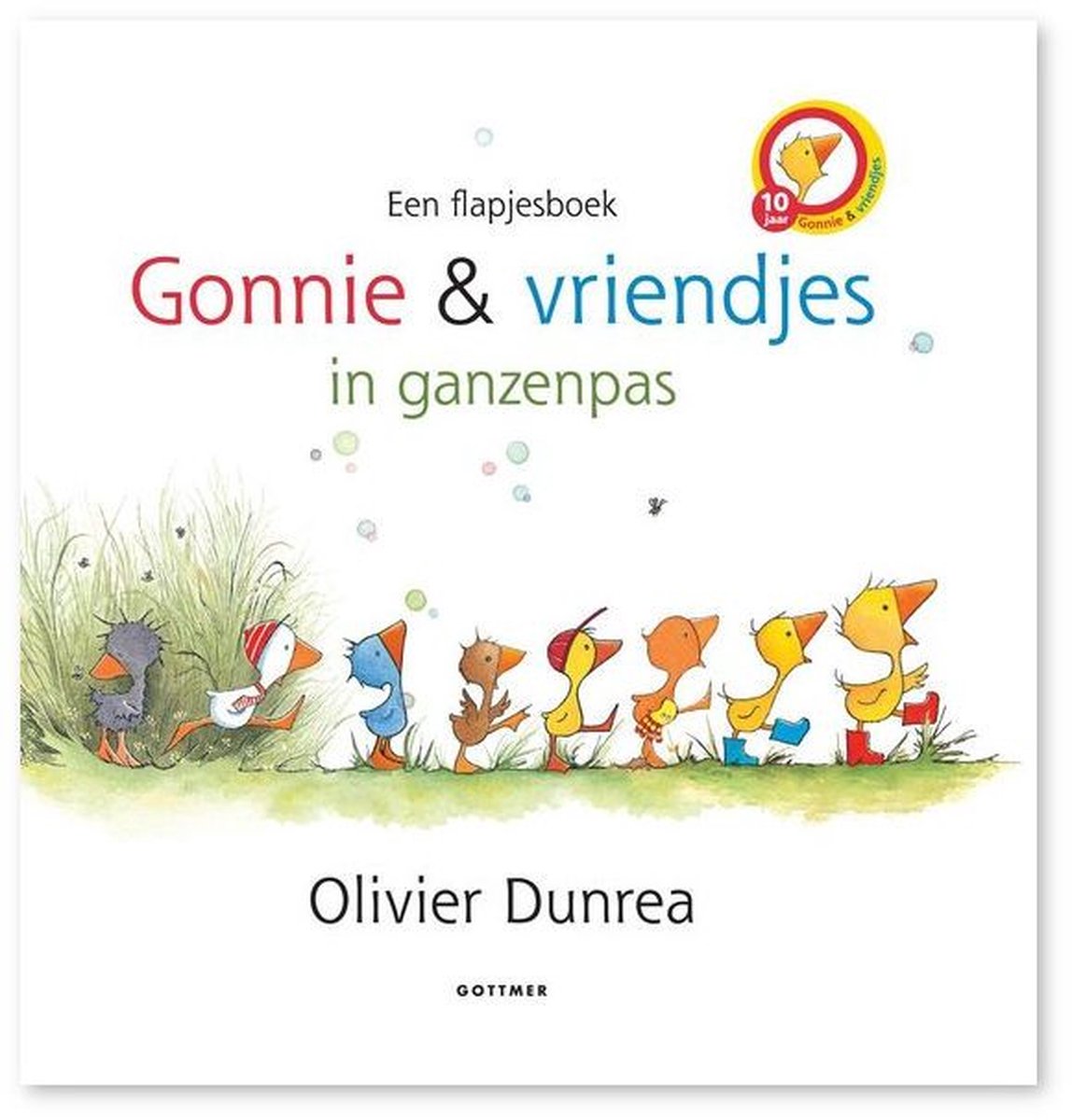Gonnie en vriendjes in ganzenpas
