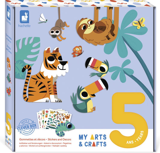 Janod Atelier - 5 jaar - Stickers plakken