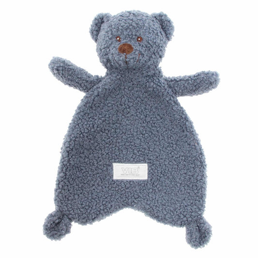 VIB knuffeldoekje blauw