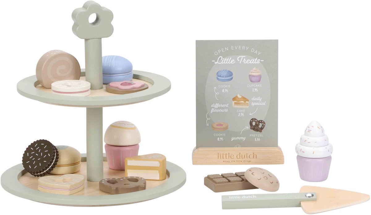Little Dutch Etagiere met gebak