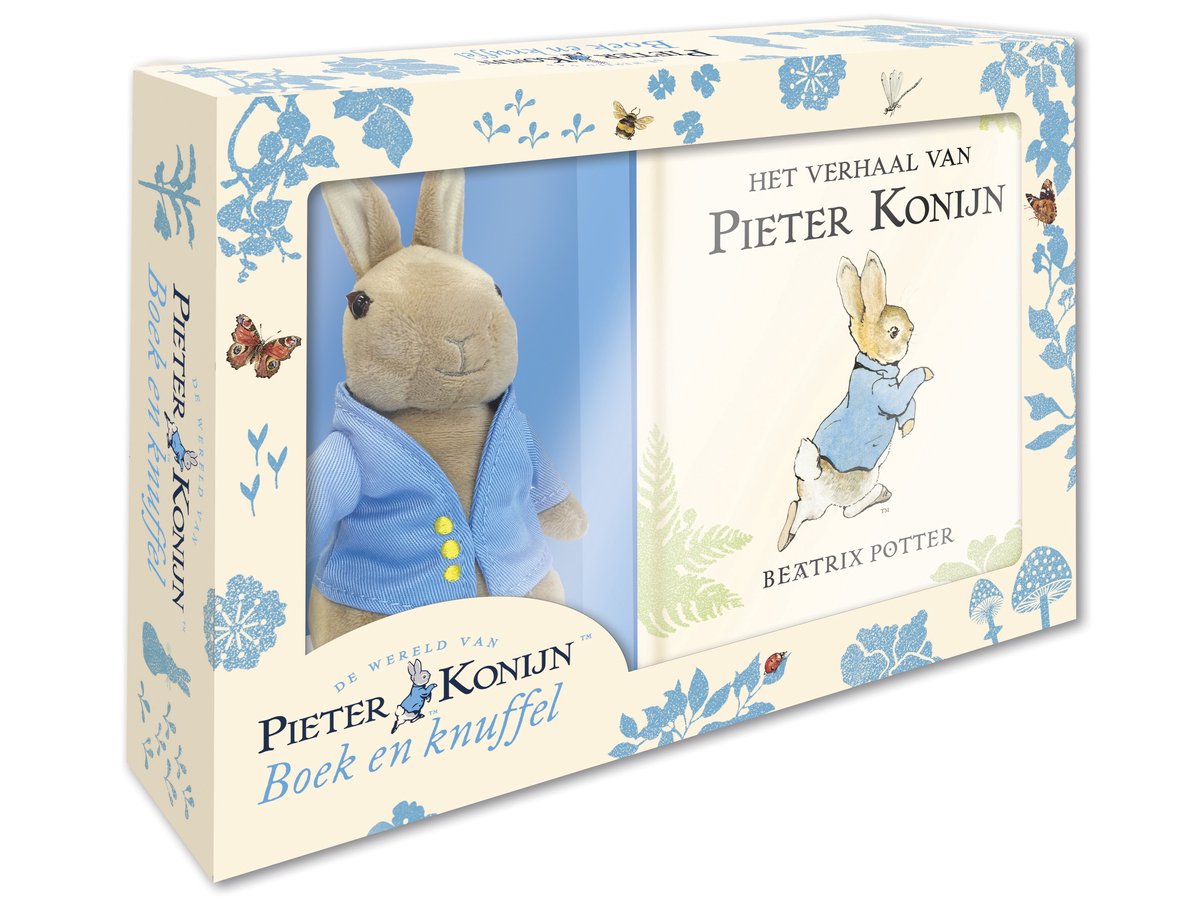 Pieter Konijn Boek en Knuffel